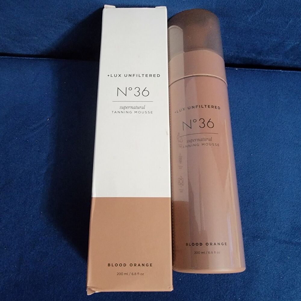 +Lux Unfiltered N°36 Self Tanning Mousse Classic Sealed Blood Orange